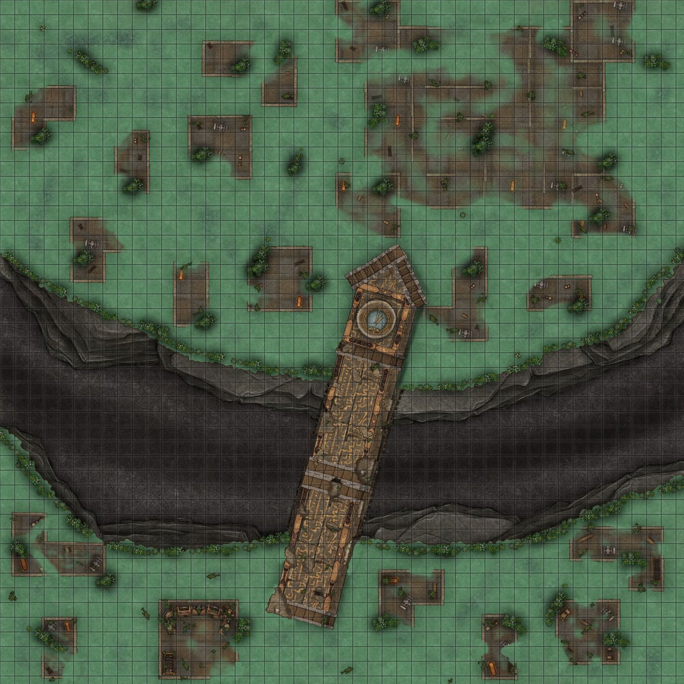 Fallen Clock Tower