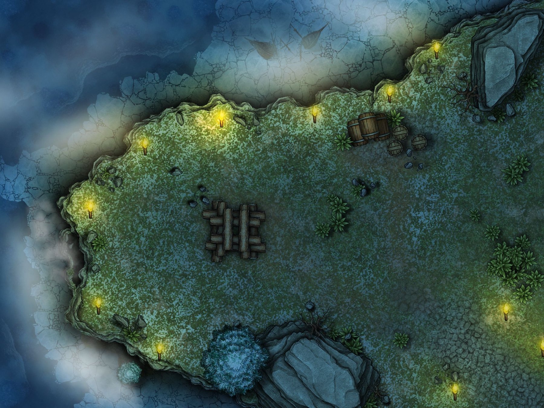 Wintersonnenwendfeuer