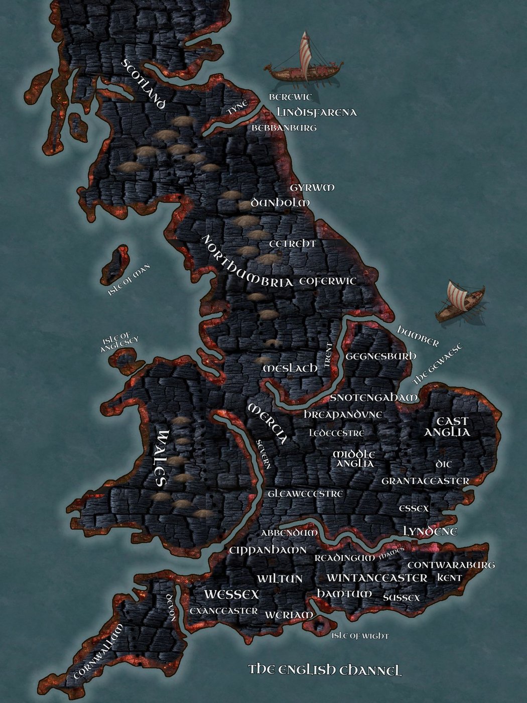 The Last Kingdom burned