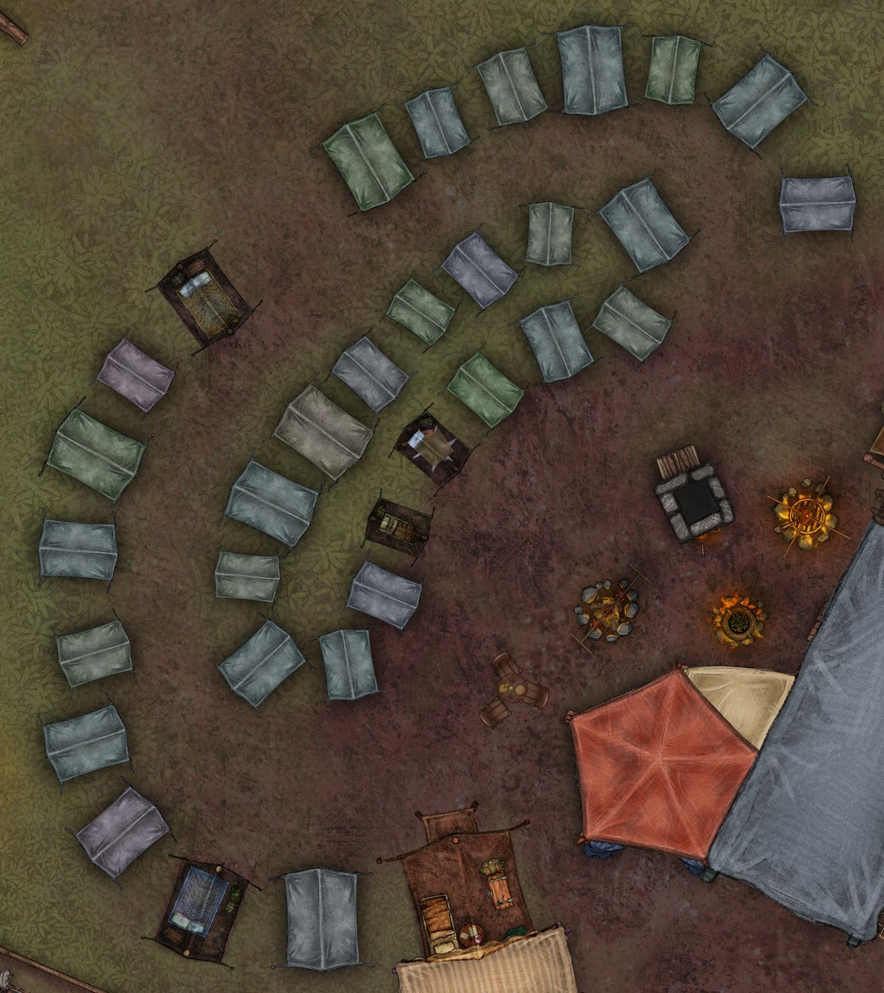 Wandering Bazaar: Resident Tents
