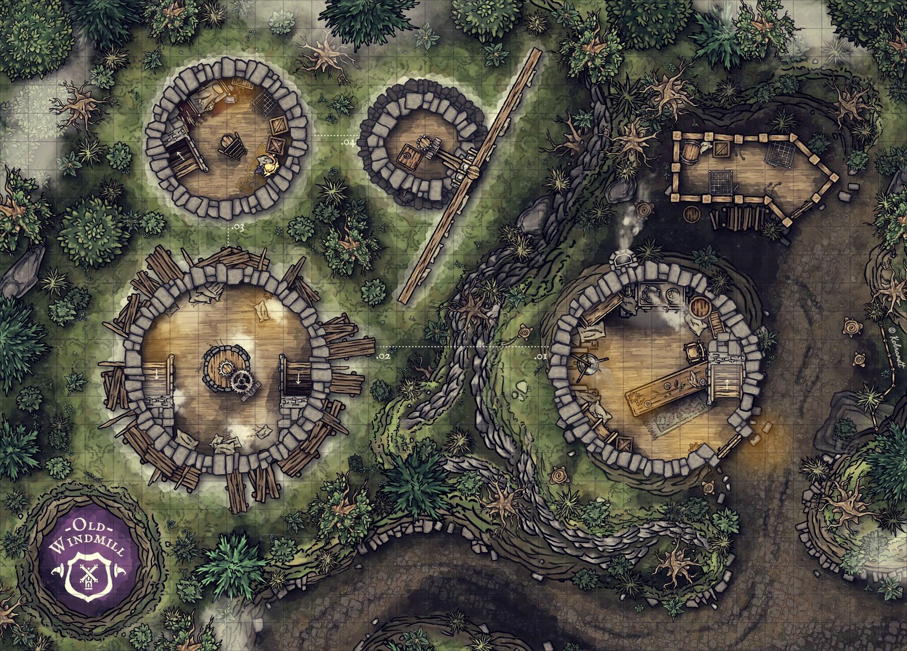 Old Windmill (32x23)