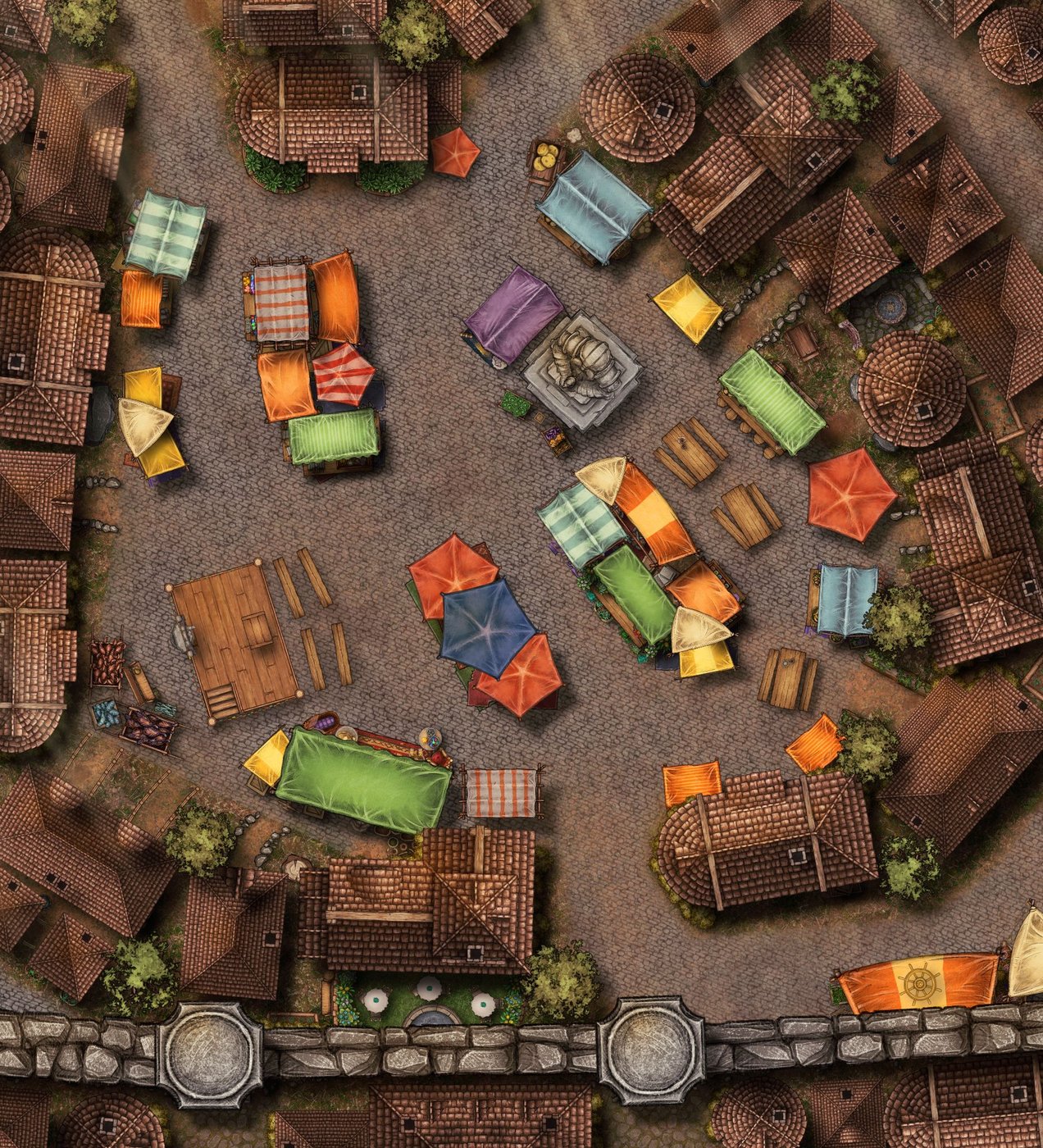 The Wide Marketplace / Market / Baldur's Gate 