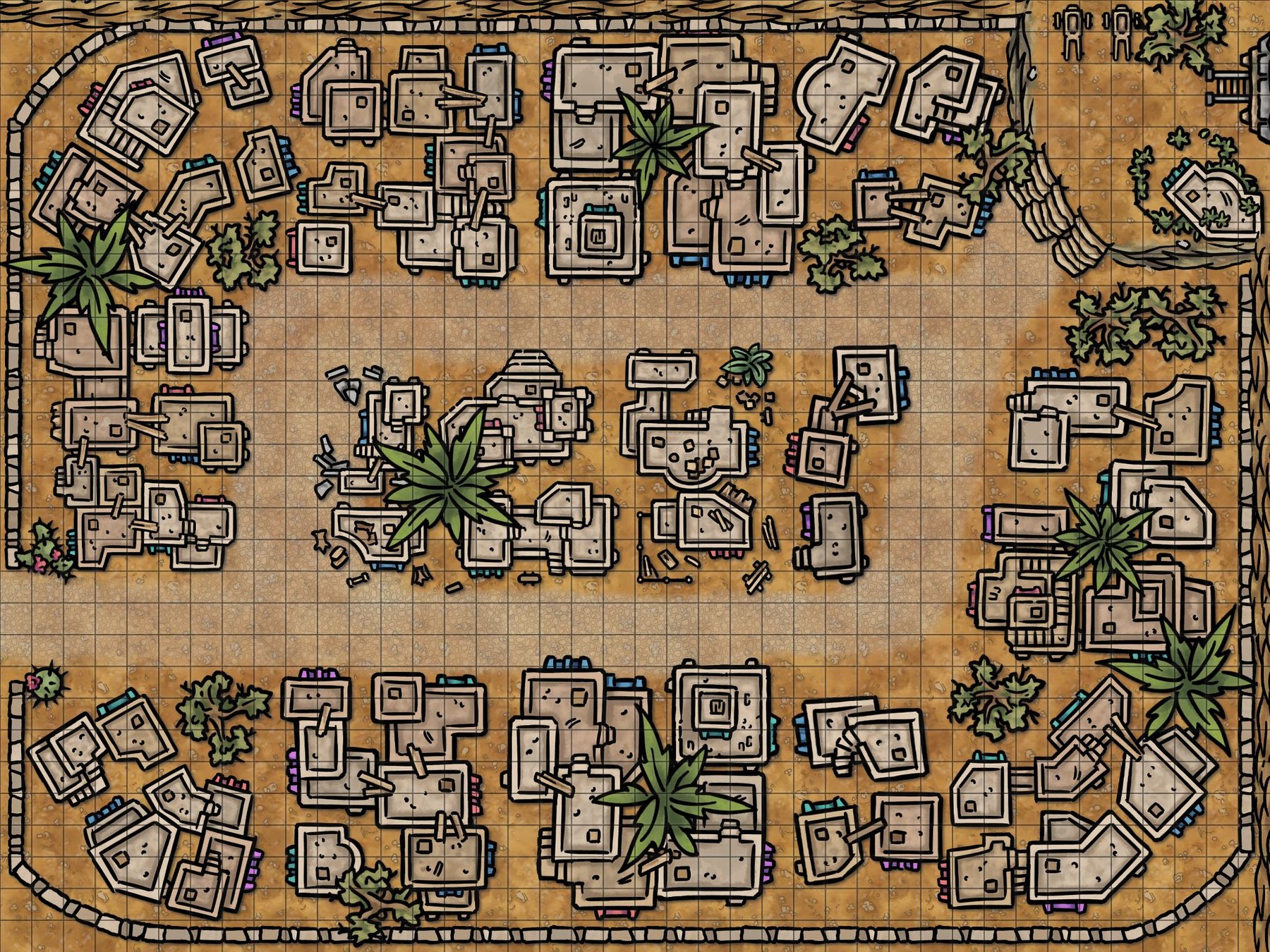 Desert mining town