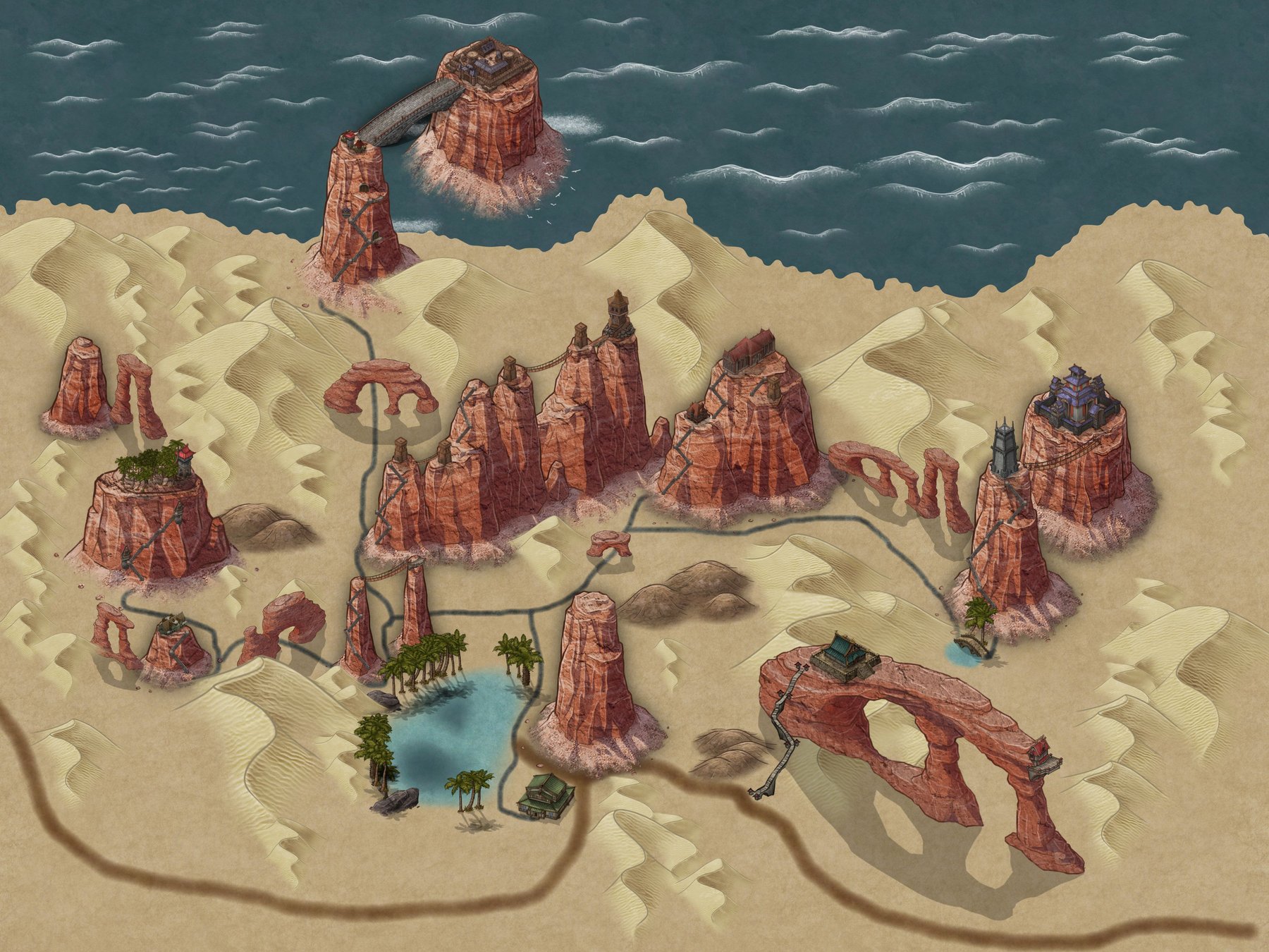 Desert city