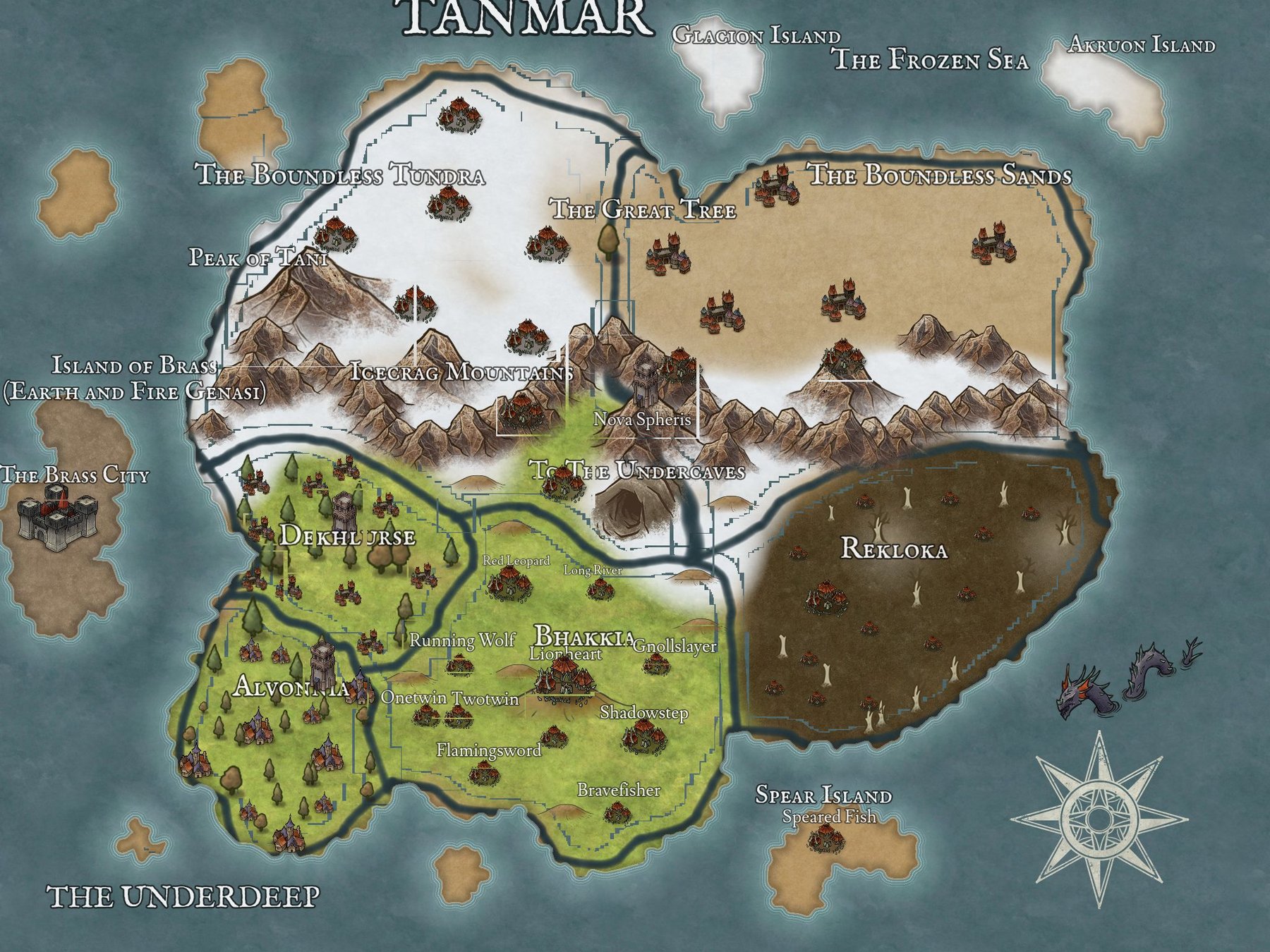 MAP OF TANMAR
