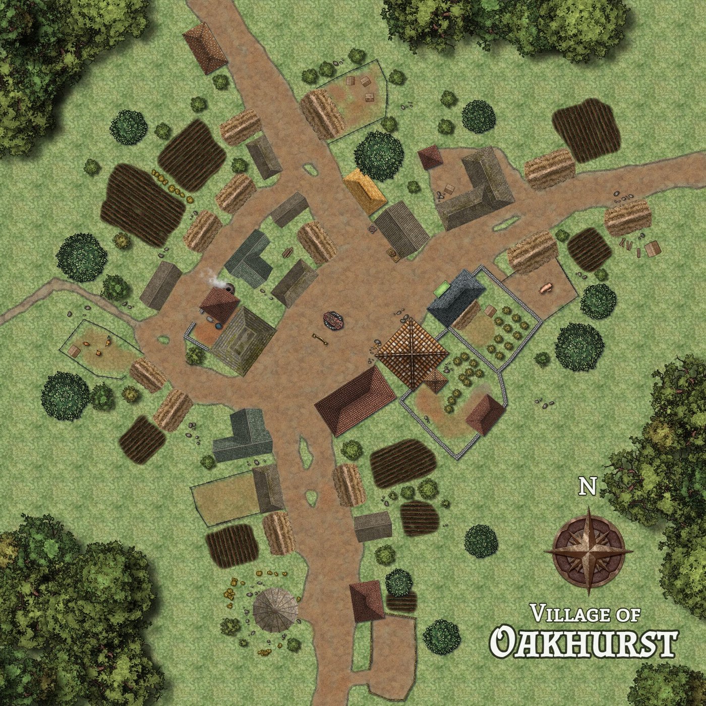 Oakhurst Village Map_Sunless Citadel