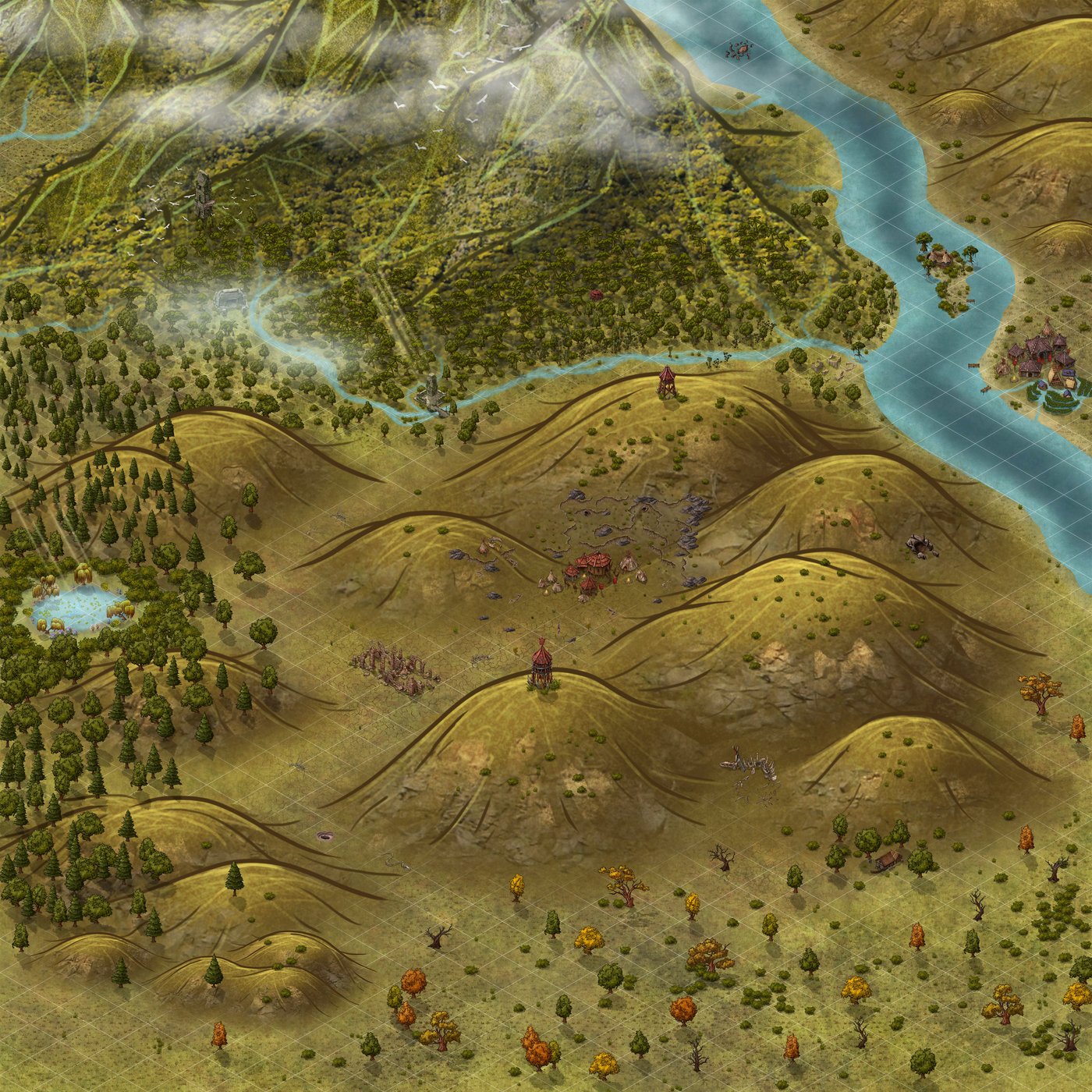 Foothills of Mount Oscar