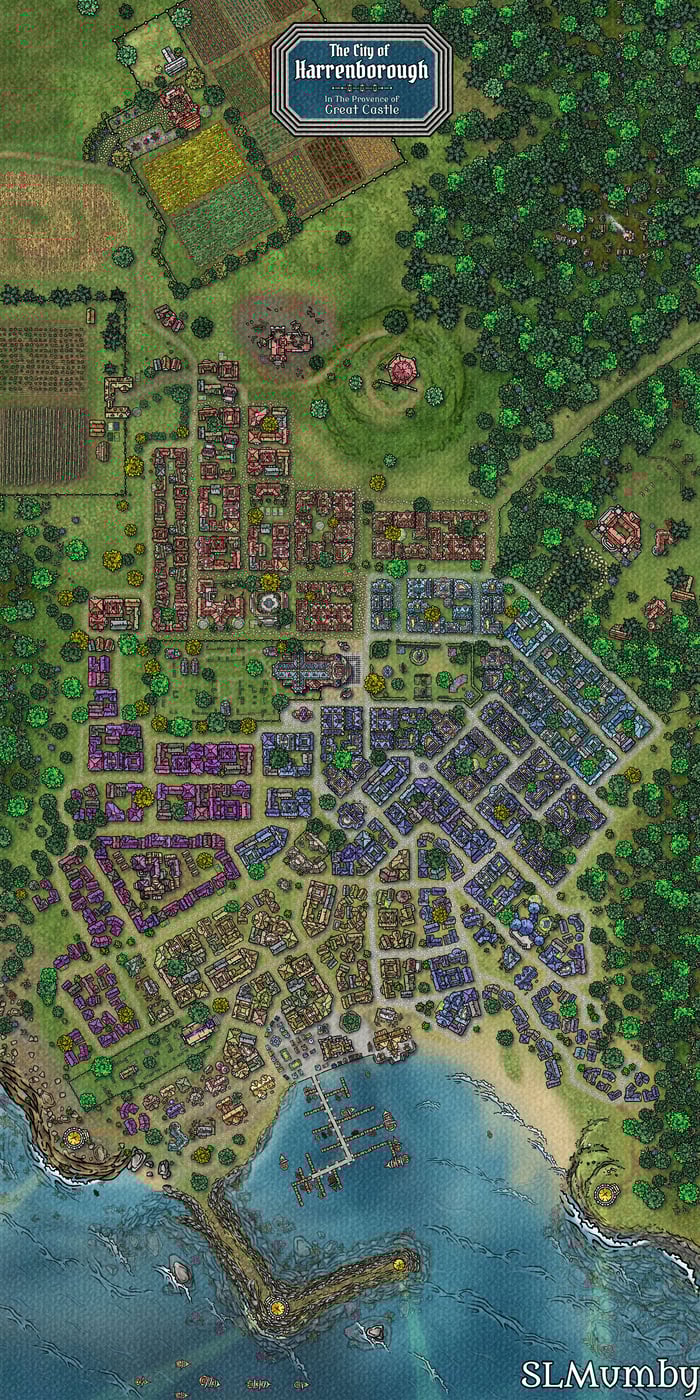 The city of Harrenborough in the Provence of Great Castle 