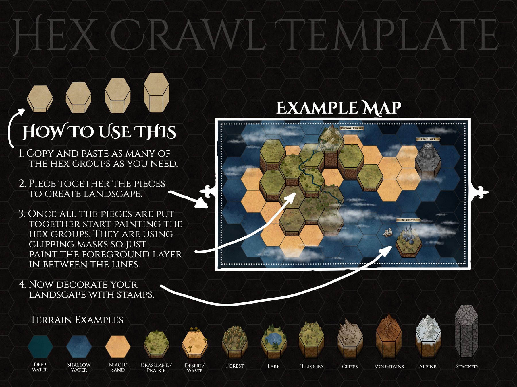 Hex Crawl Template
