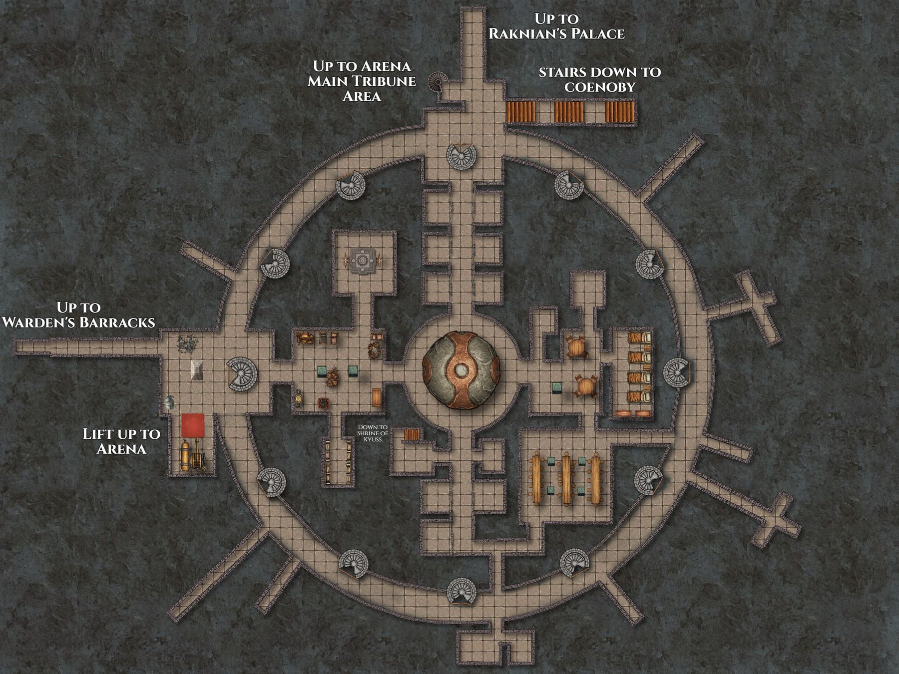 Arena Understructure, Age of Worms D&D