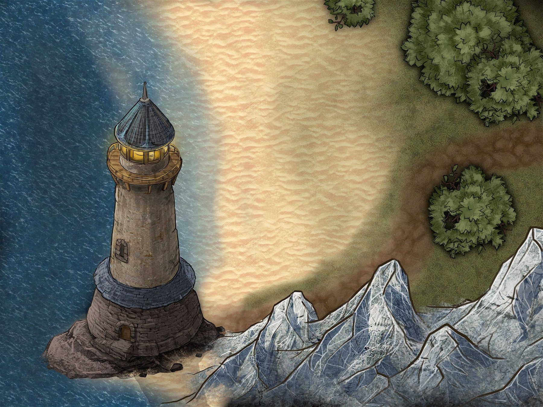 Lighthouse on the beach