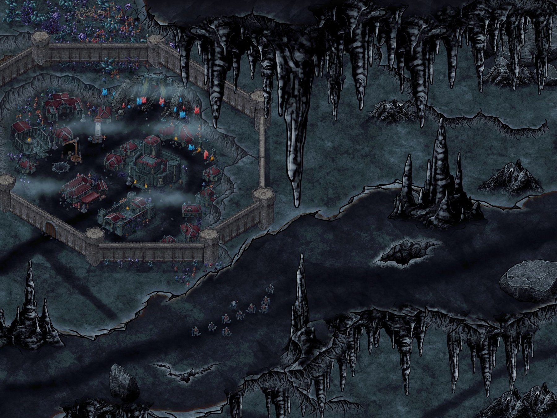 Underdark Dwarven Fortress