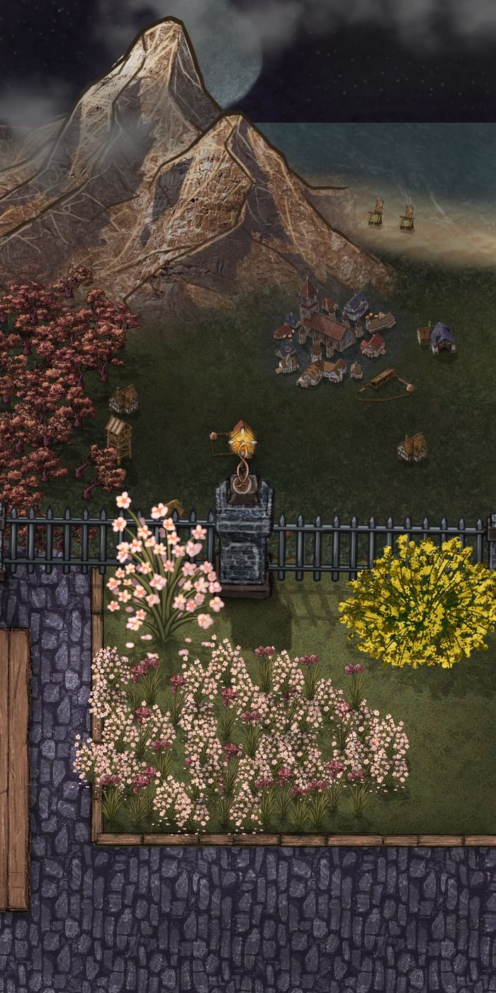 Overlook of a Seaside City