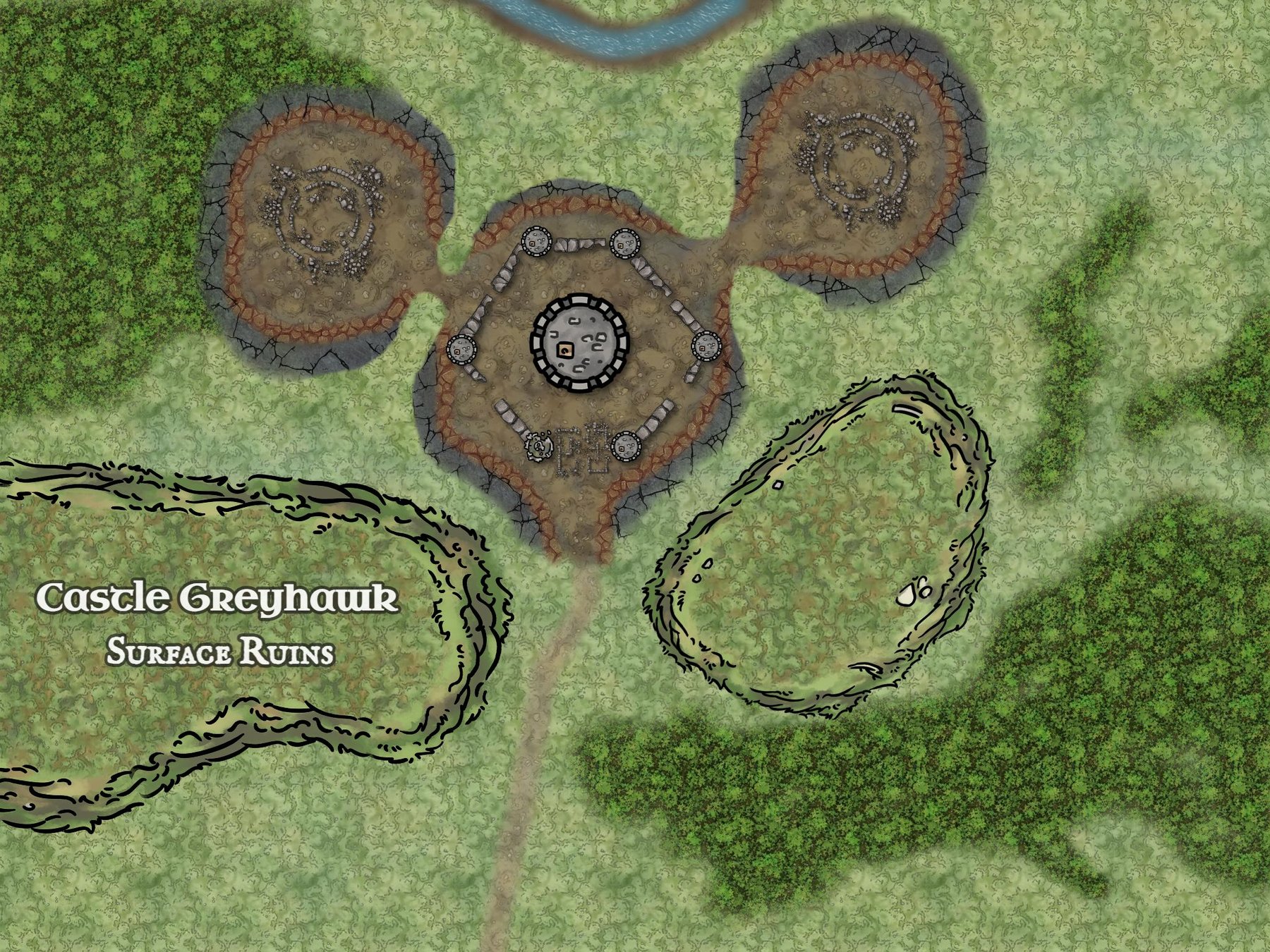 Castle Greyhawk Ruins