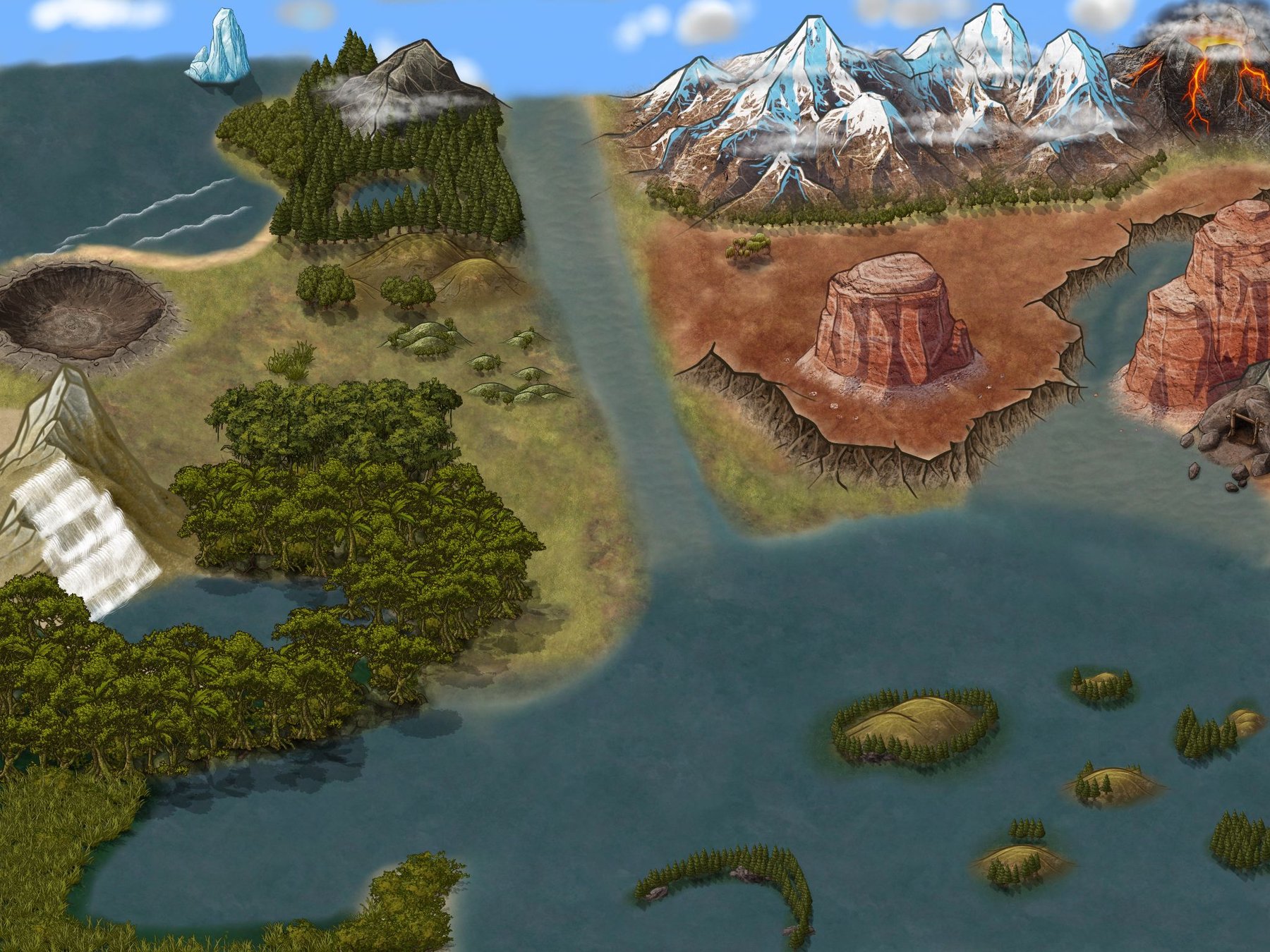 Generic, Varied Terrain, No Text