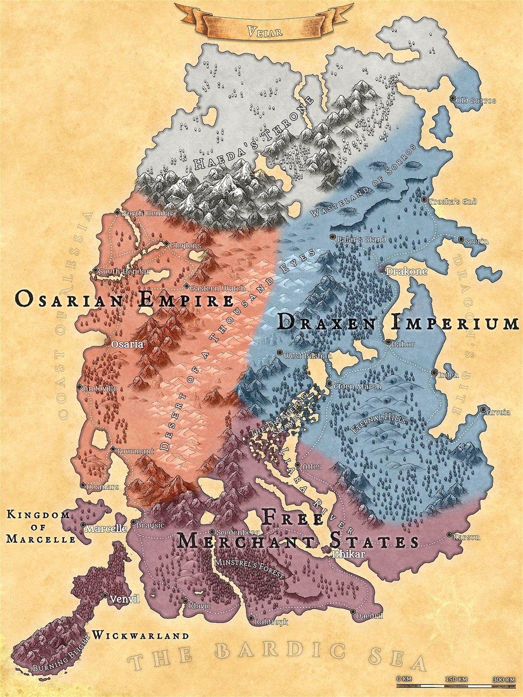 Veiar's Political Map