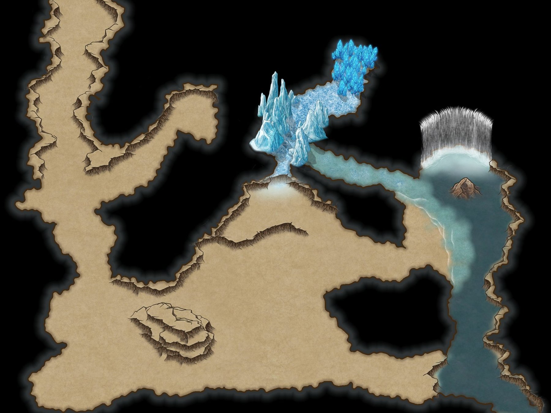 Water and Ice Cave