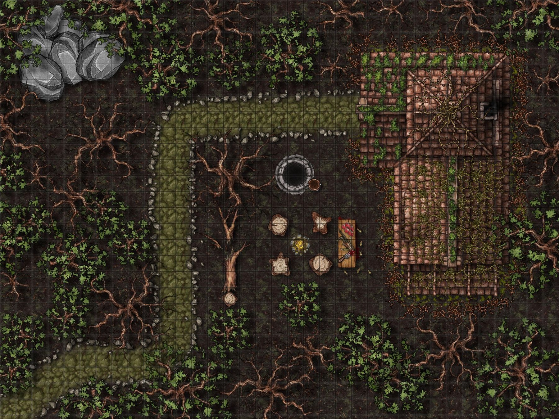 Hut in the swamp