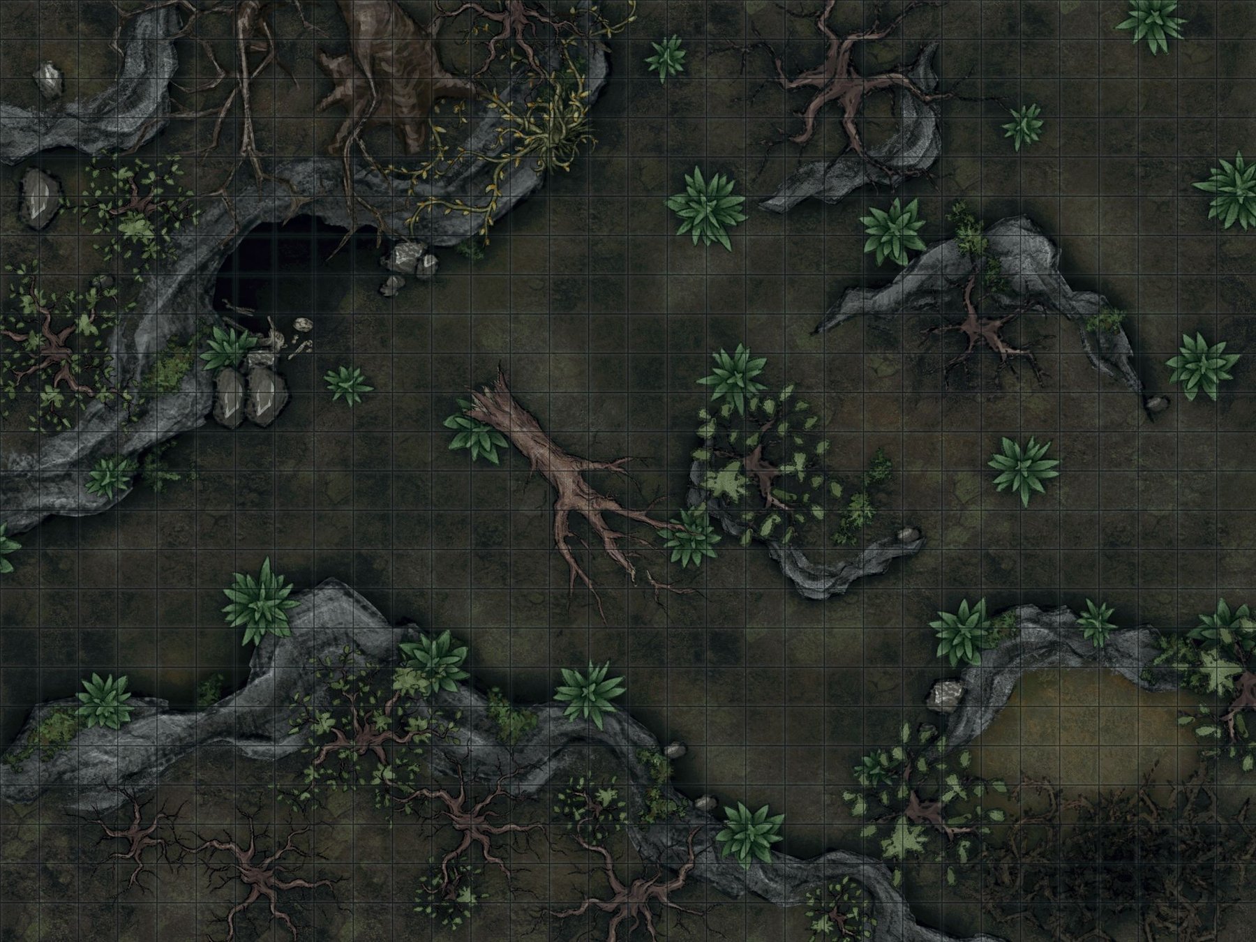 battlemap forest