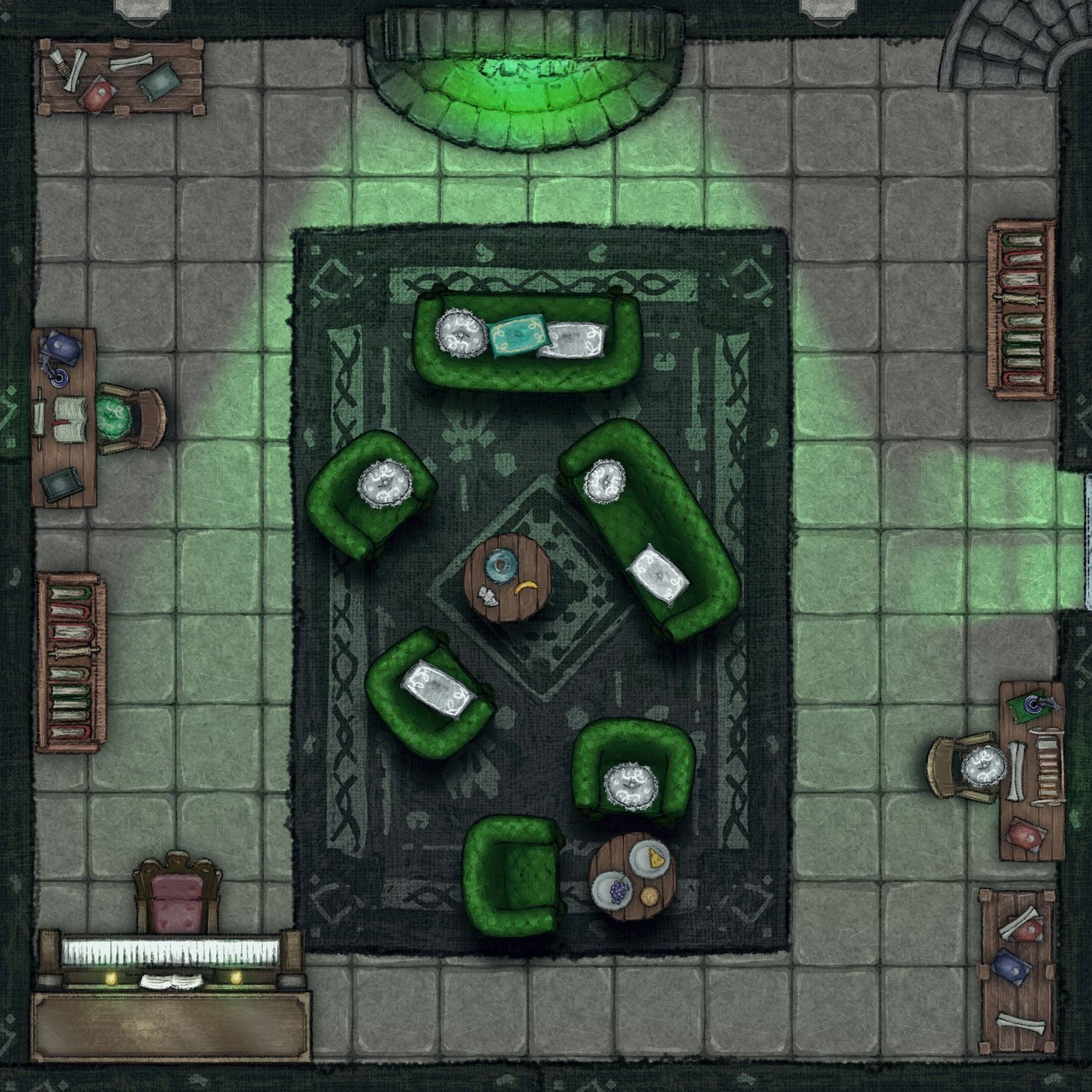 Harry Potter - Slytherin's Common Room