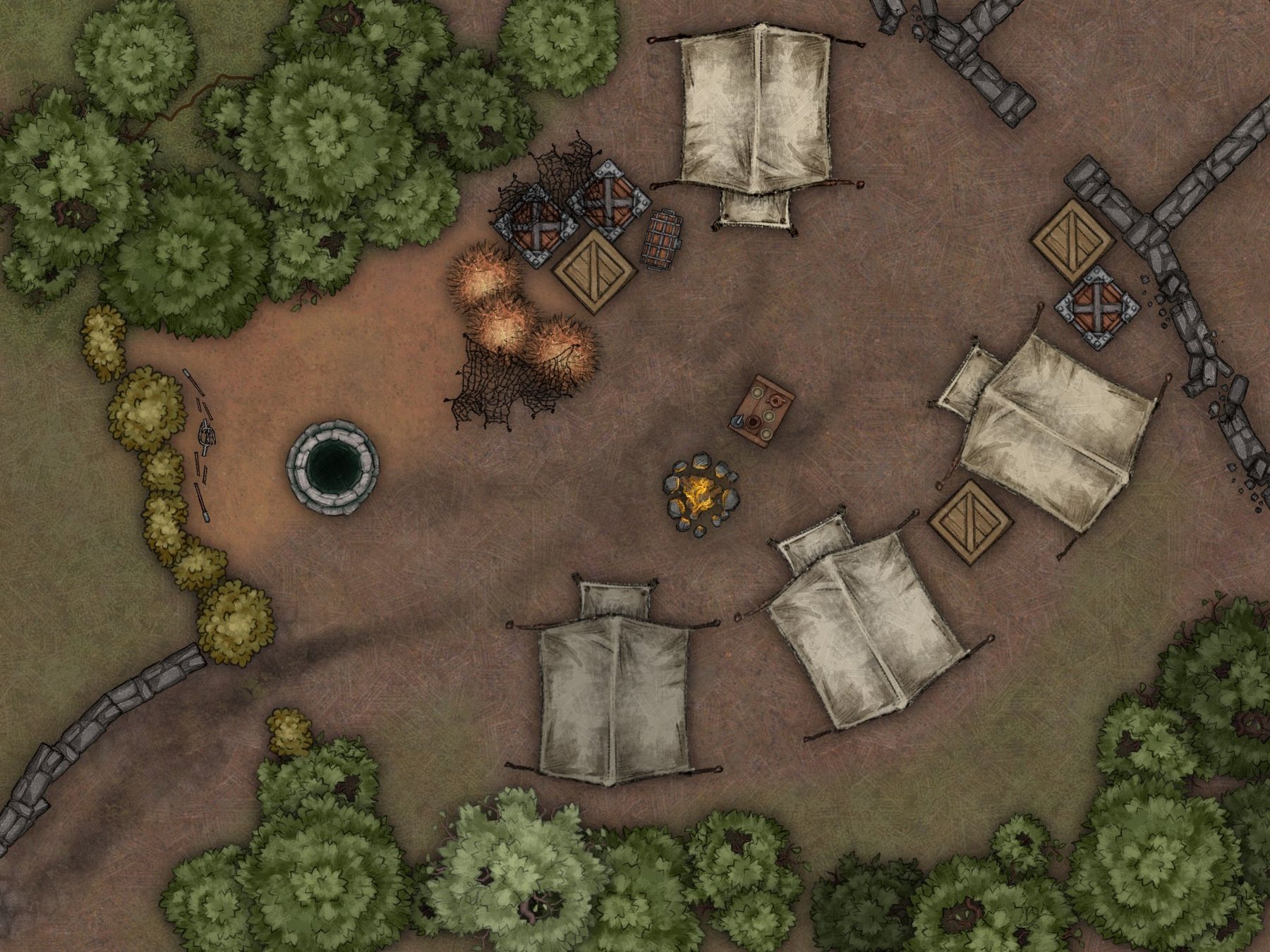 Bandit Camp | Inkarnate - Create Fantasy Maps Online