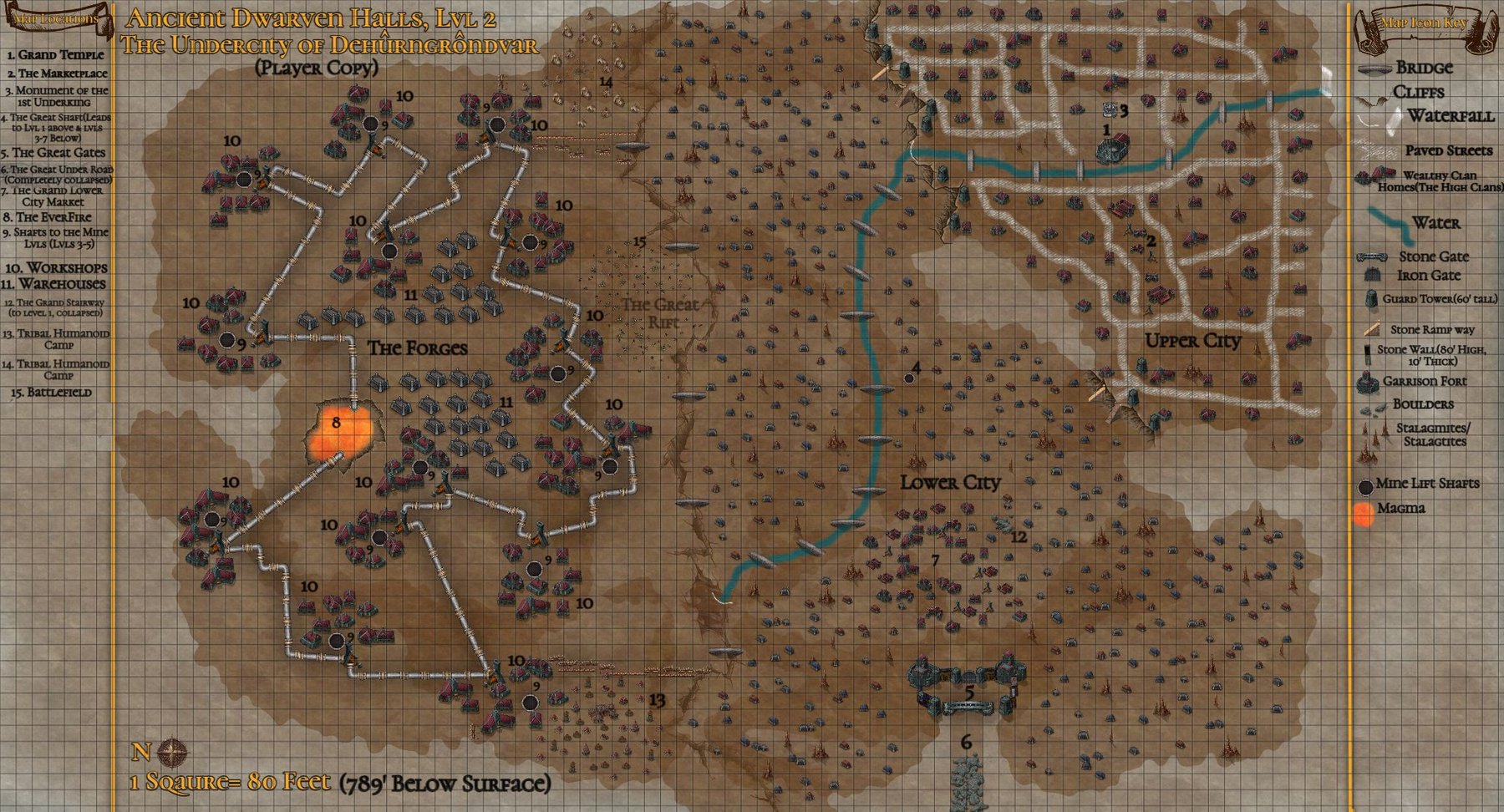 Ancient Dwarven Dungeon lvl 2(Player Copy)