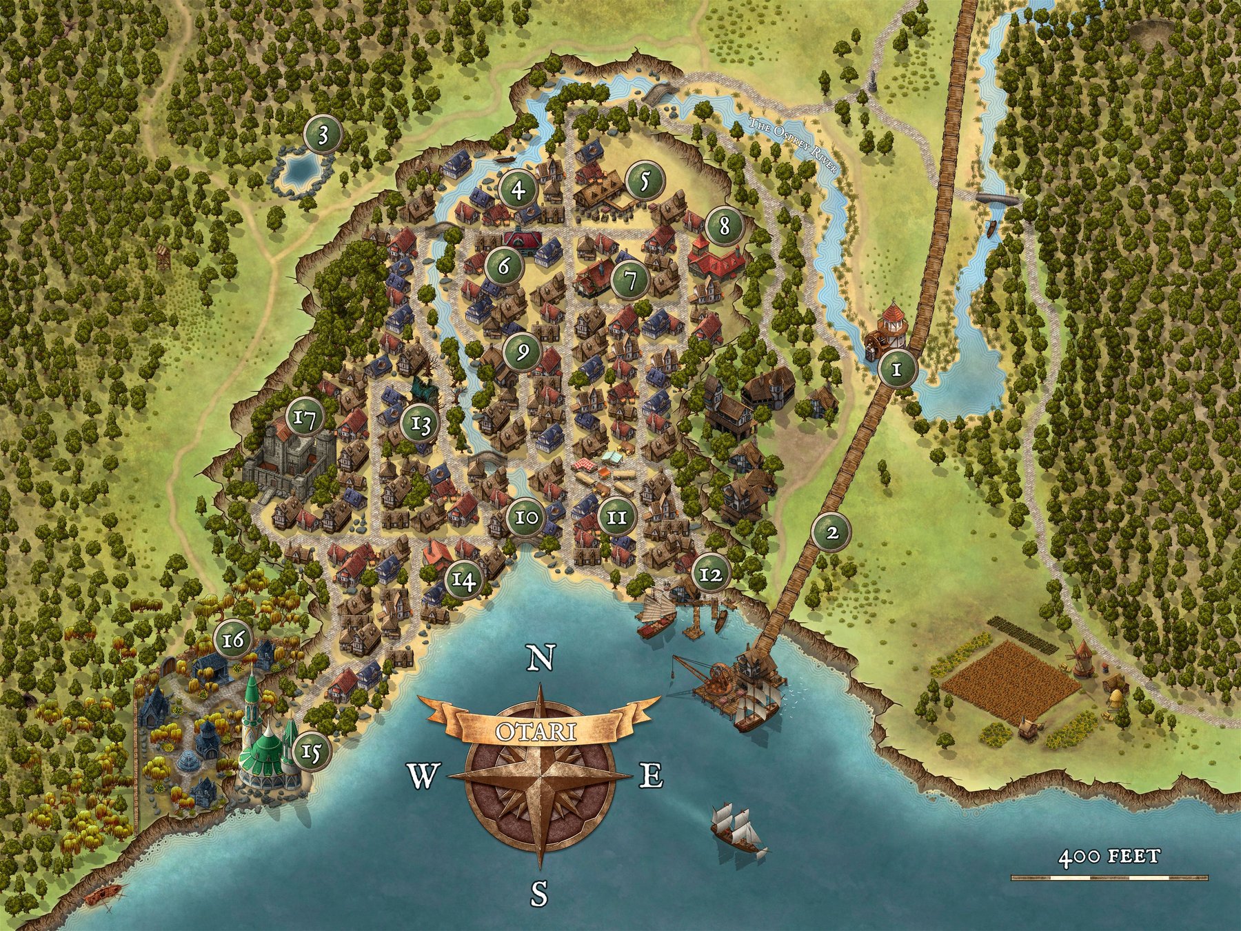 OTARI pathfinder 2e beginner box Inkarnate Create Fantasy Maps Online