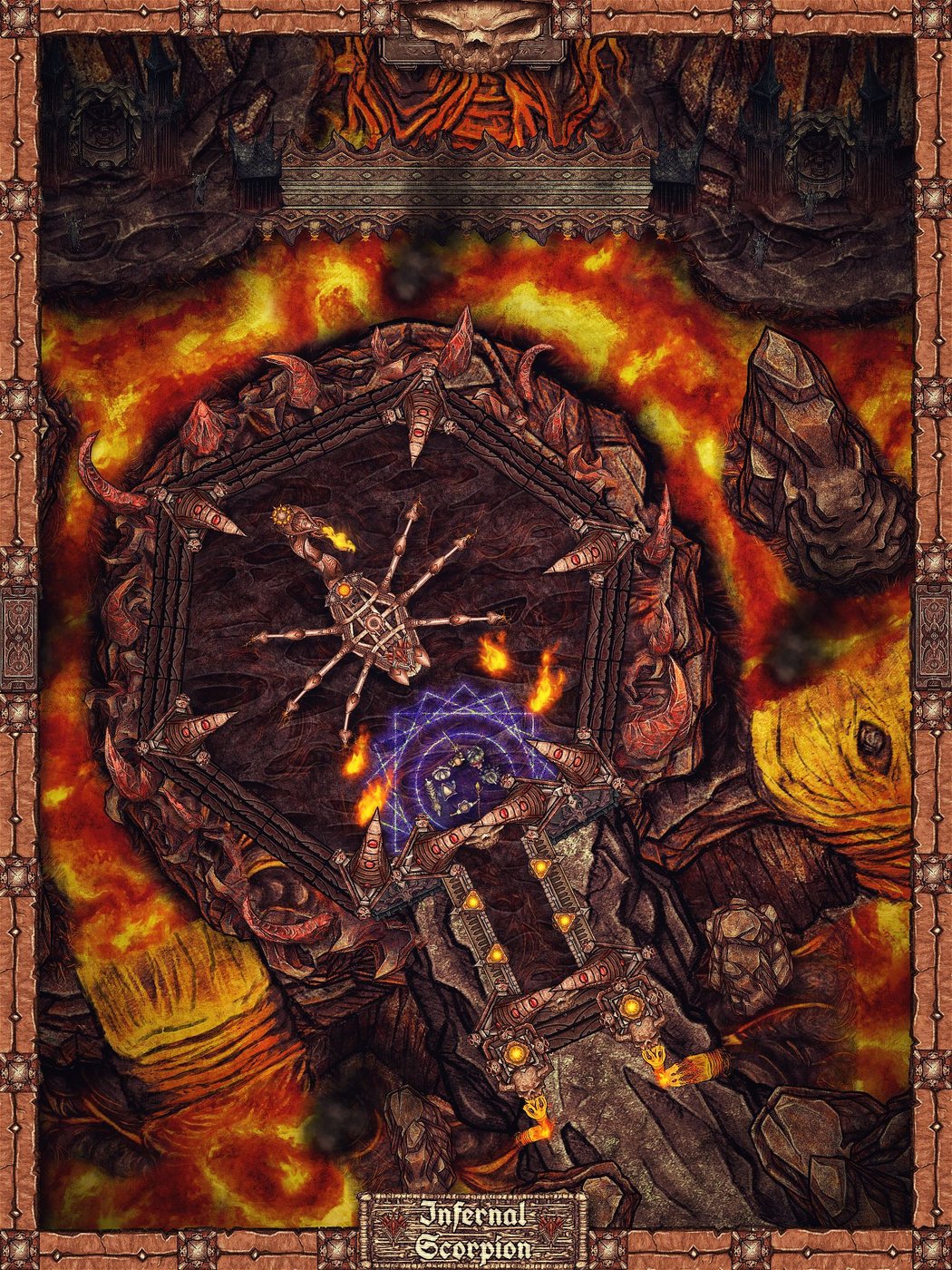 Fight with the Infernal Scorpion Warmachine