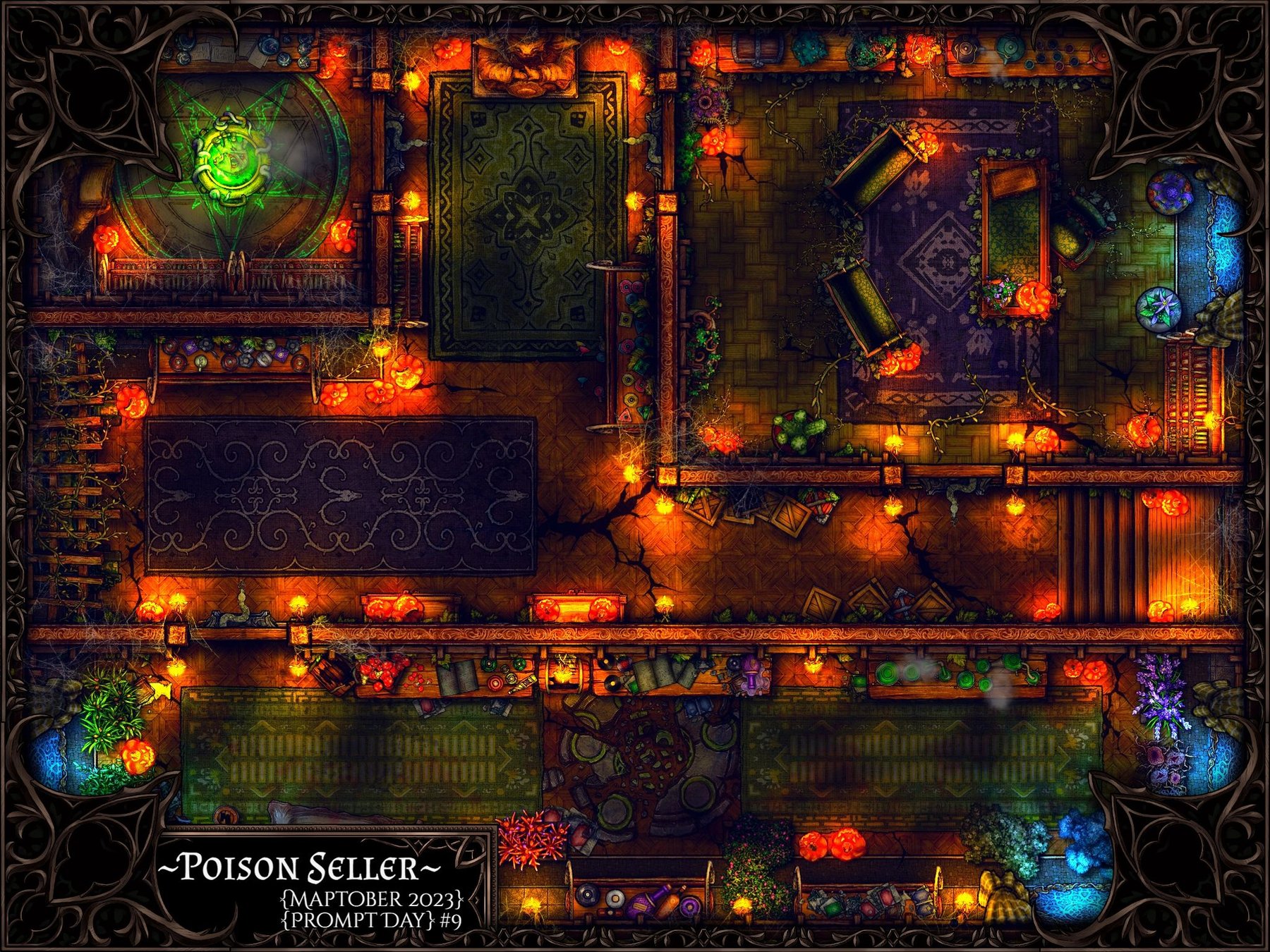 ~Maptober 2023 Prompt Day #9 Poison Seller