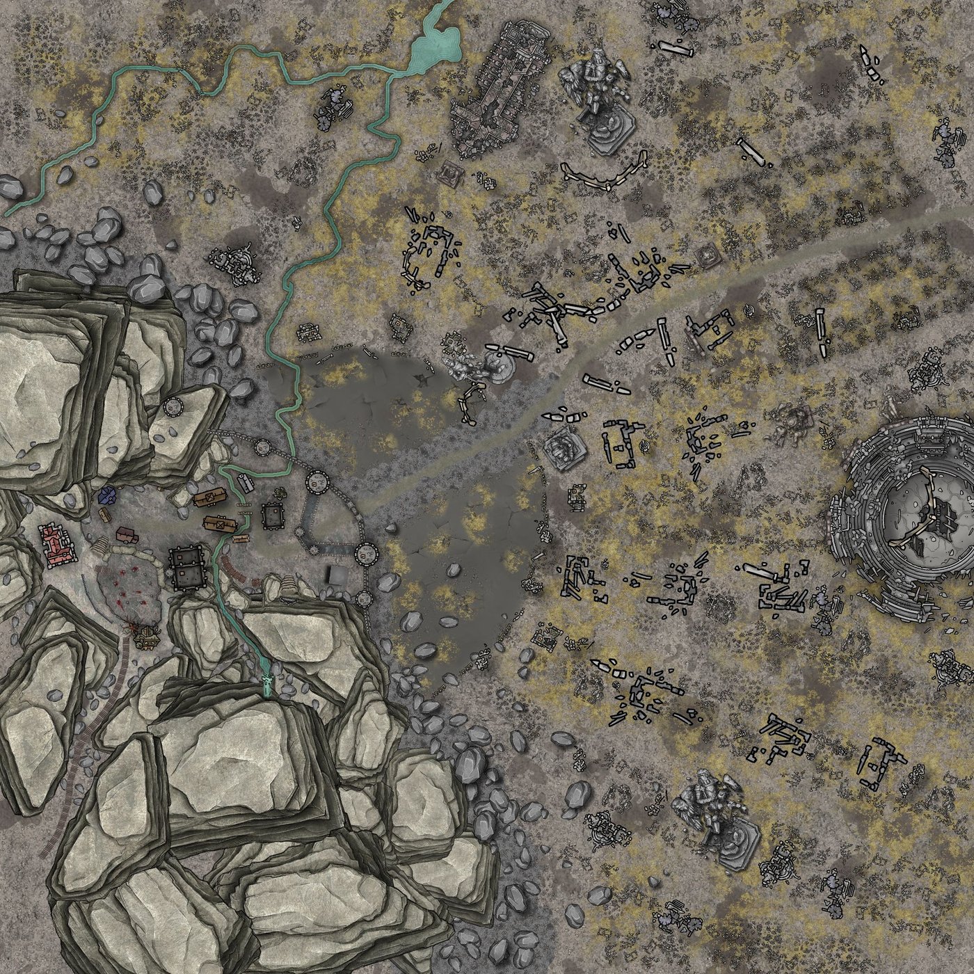Vond battlemap