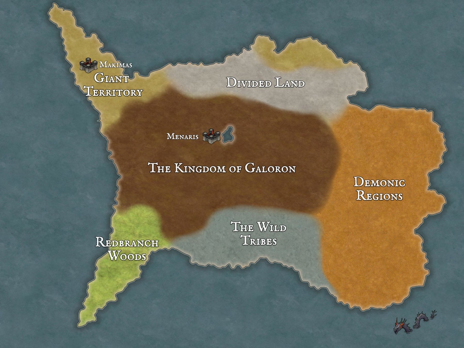 Borrelia Political Map