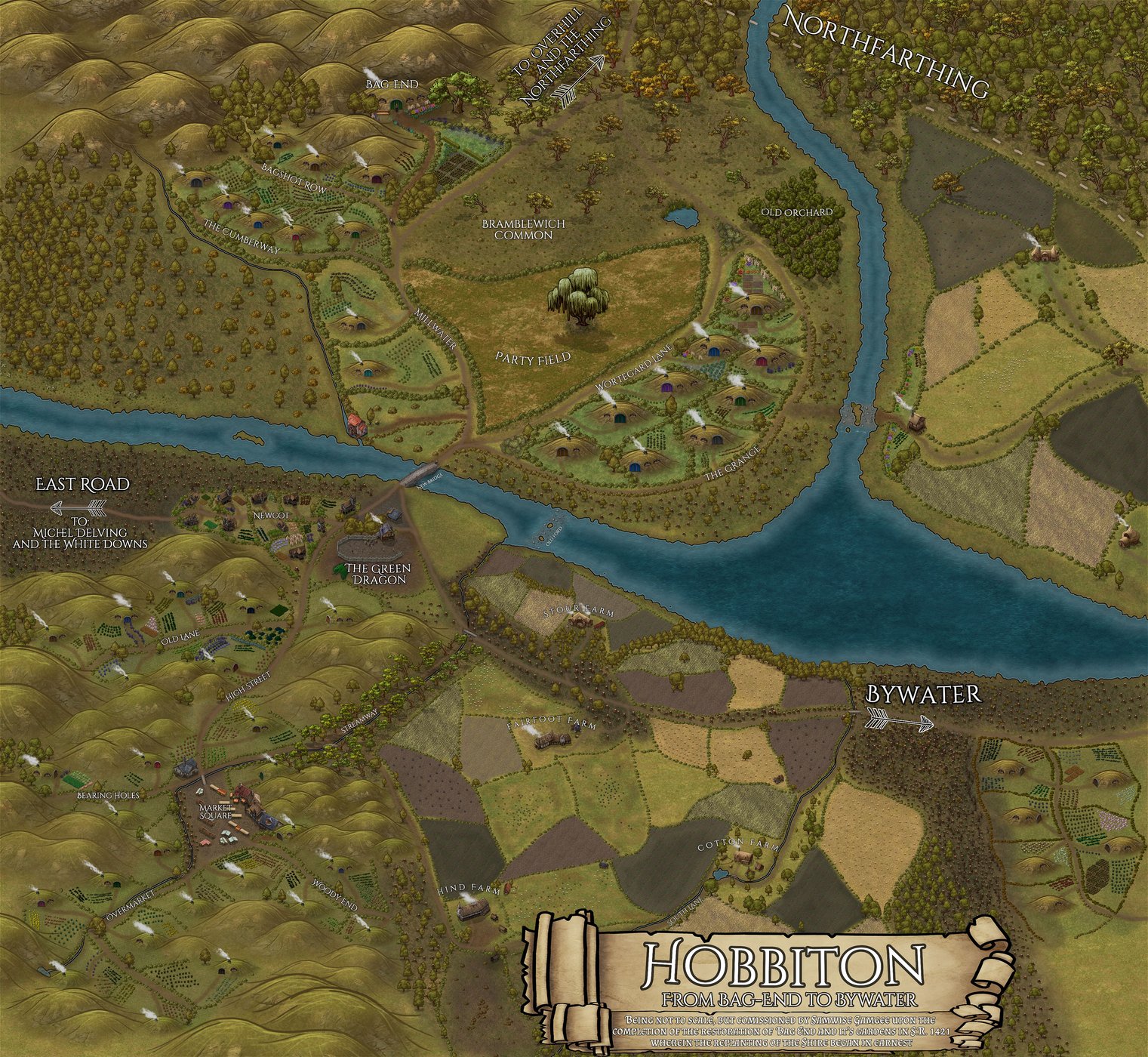 Hobbiton v2 - In Detail