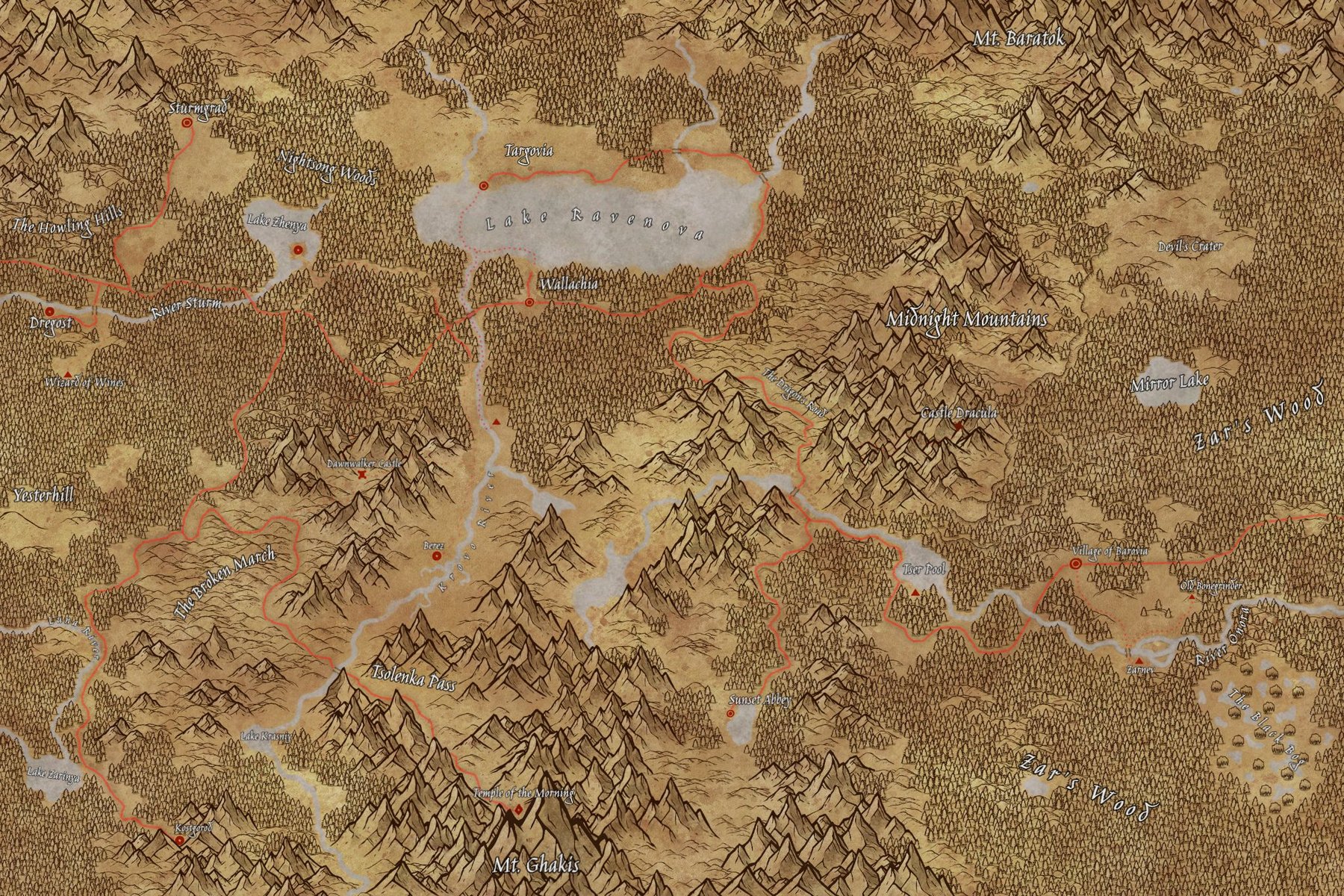 Barovia | Inkarnate - Create Fantasy Maps Online