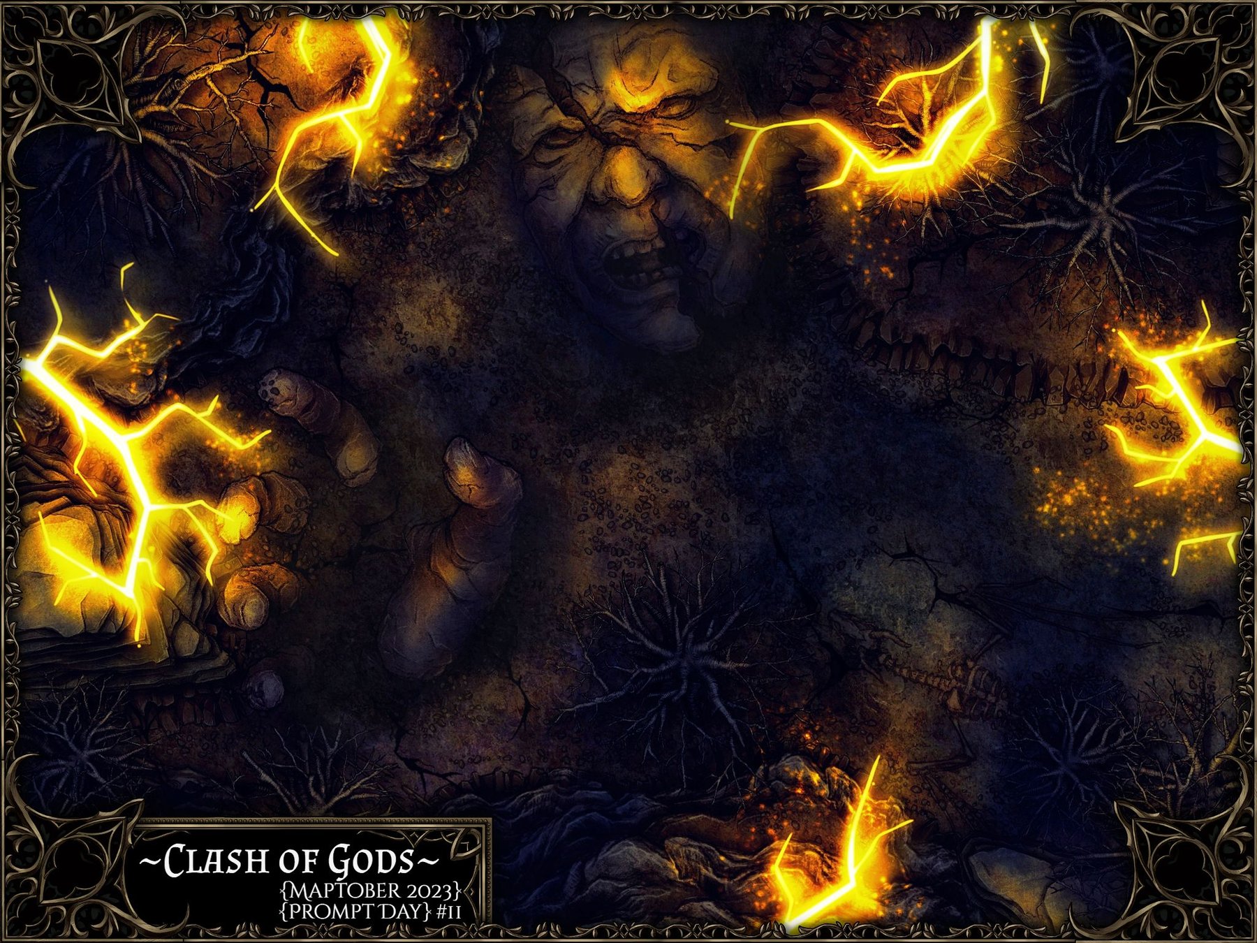 ~Maptober 2023 Prompt Day #11 Clash of Gods