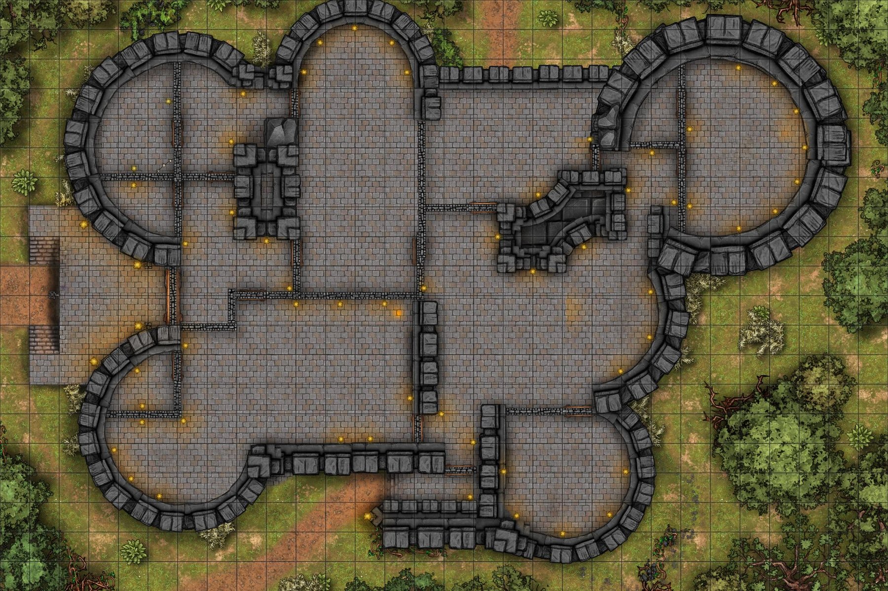 Cragmaw Castle repaired Inkarnate Create Fantasy Maps Online