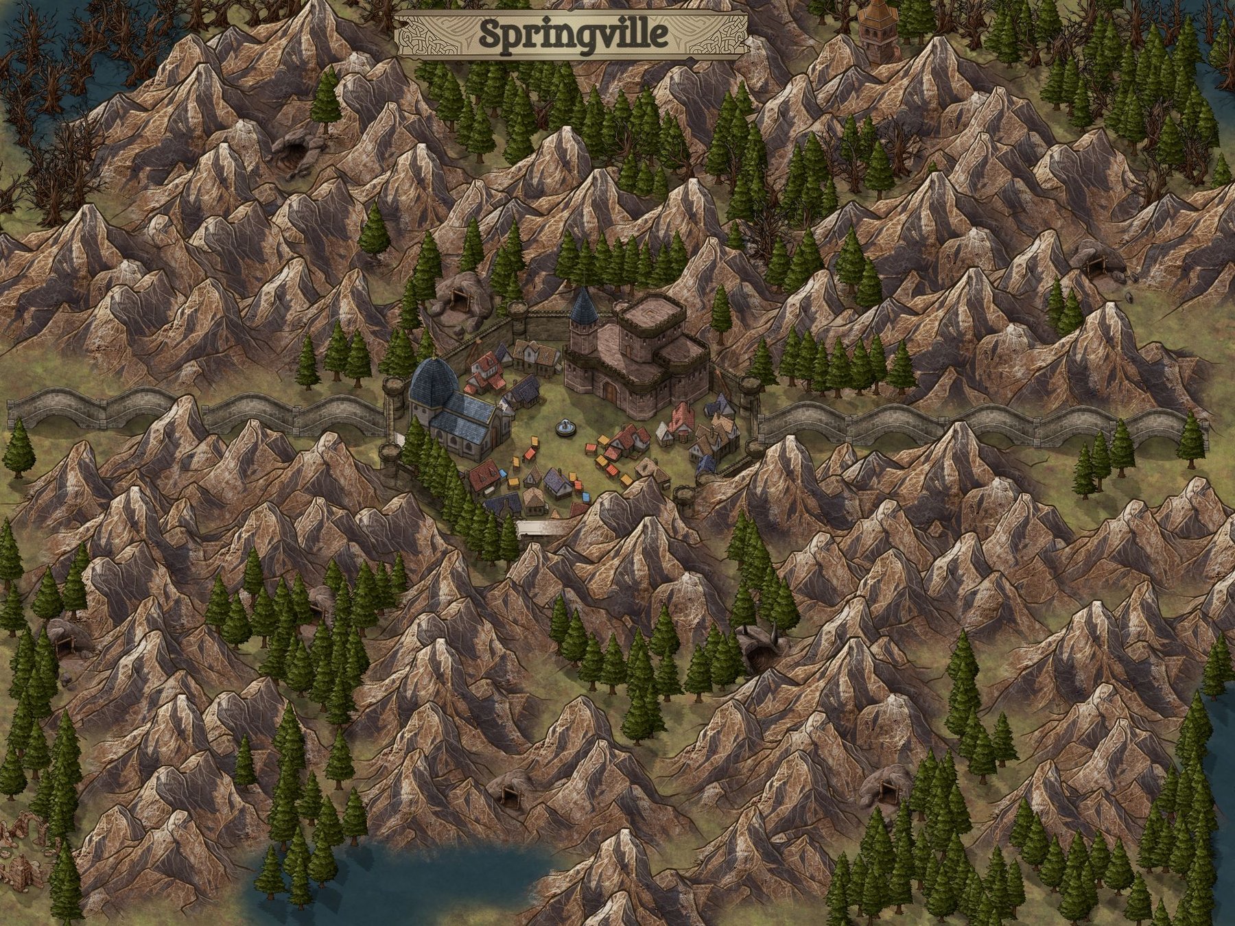 Springville | Inkarnate - Create Fantasy Maps Online
