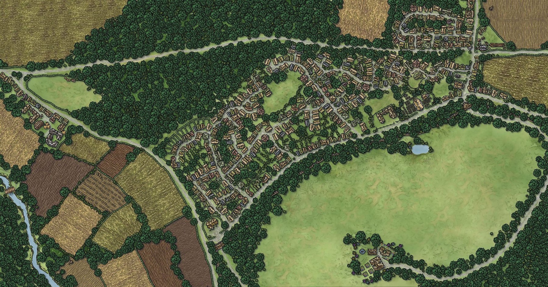 Wiltshire Village Inkarnate Create Fantasy Maps Online