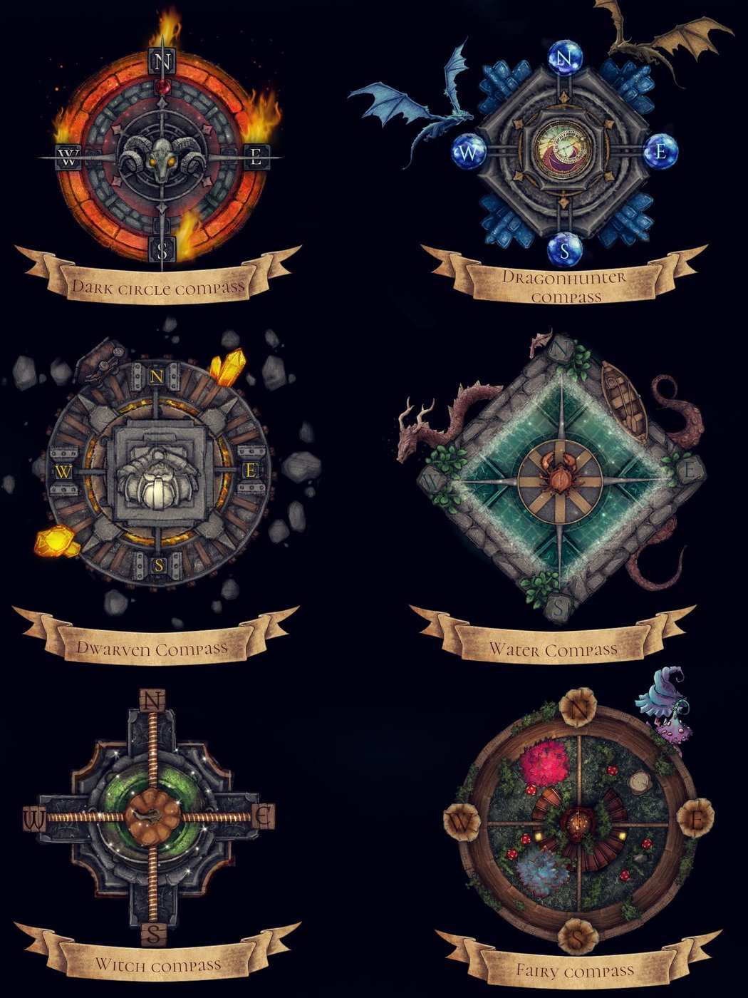 compass map Inkarnate Create Fantasy Maps Online