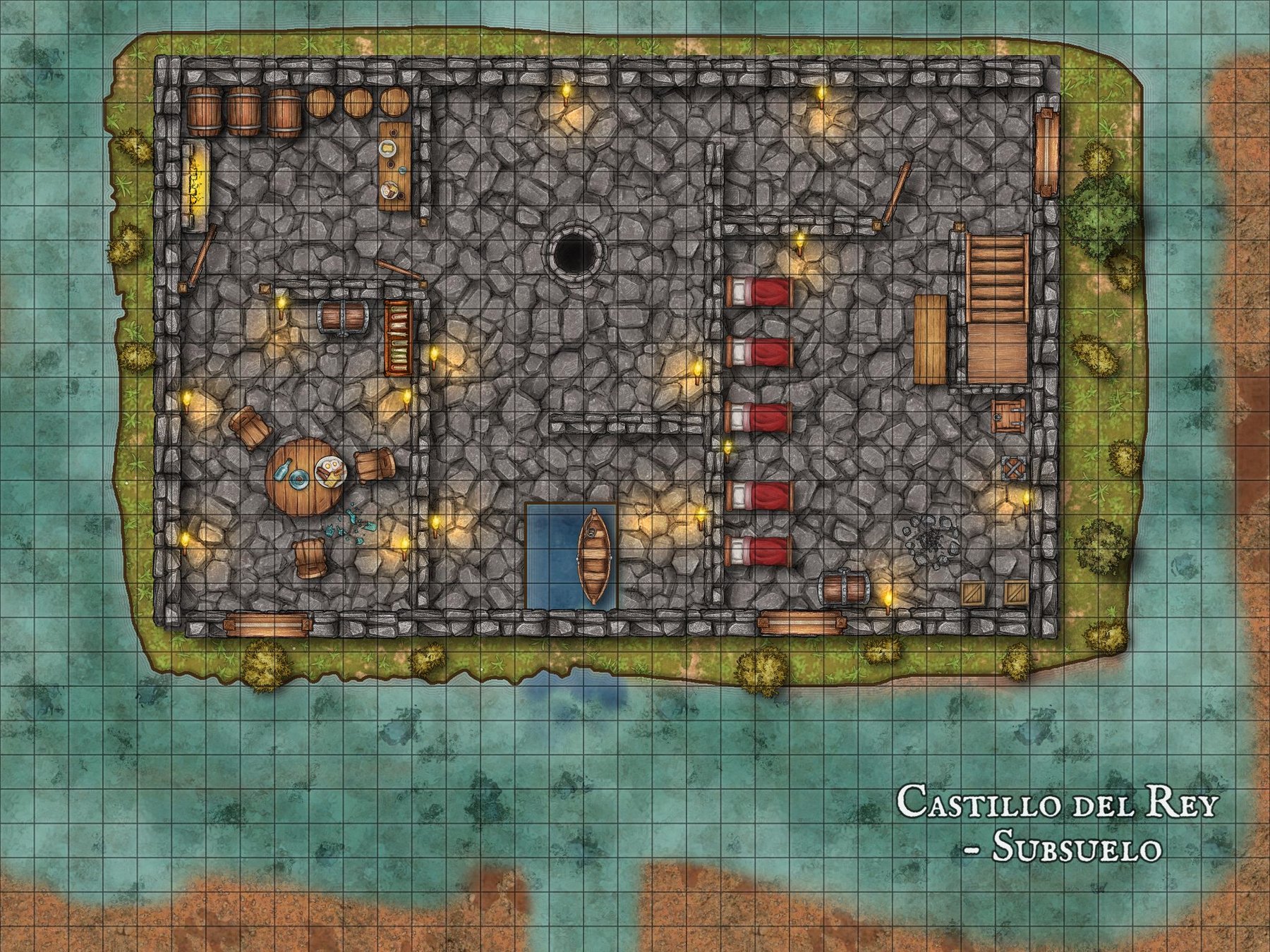 Castillo del Rey -1 | Inkarnate - Create Fantasy Maps Online
