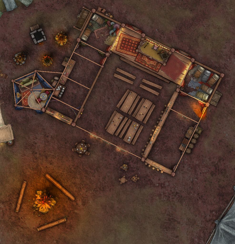 Wandering Bazaar: Tavern & Fortune Teller 1st Level